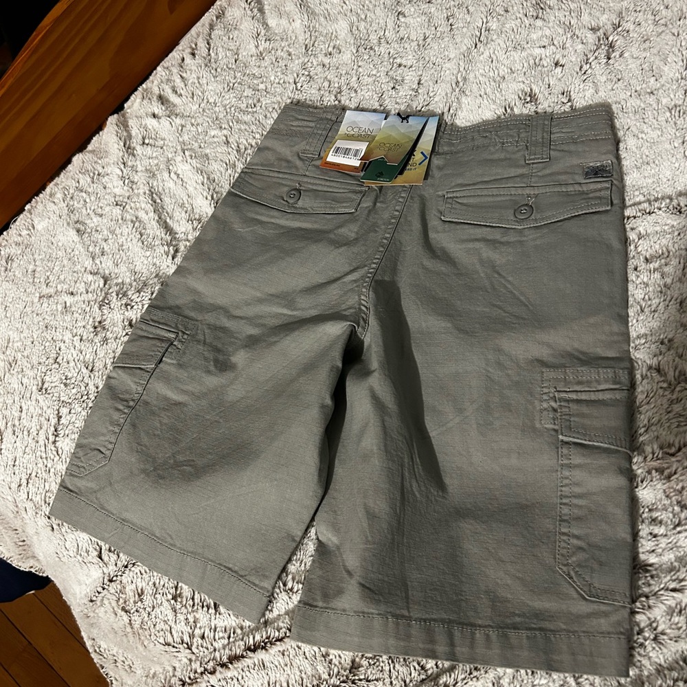 Gray Cargo Shorts OCEAN COAST